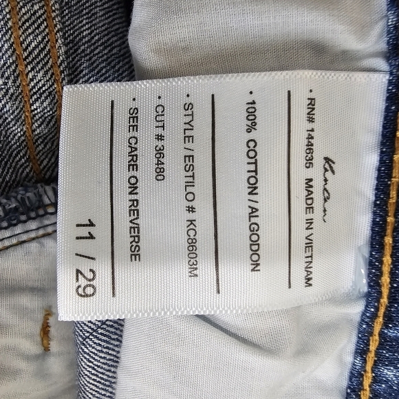 Kancan acid washed vintage distressed jeans nwot women's size 11 (29) - Picture 9 of 9